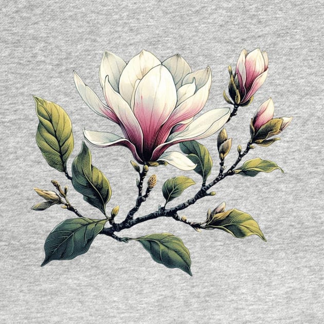 Magnolia Flower by JohnTy